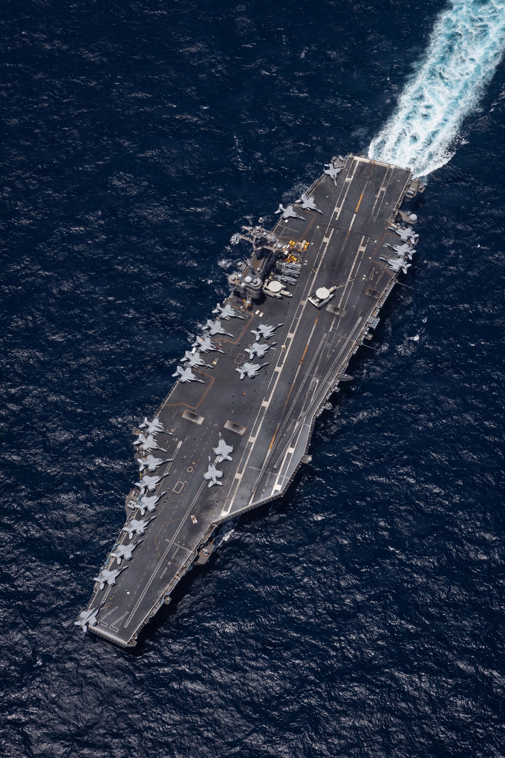USS George H.W. Bush patrols the Arabian Sea