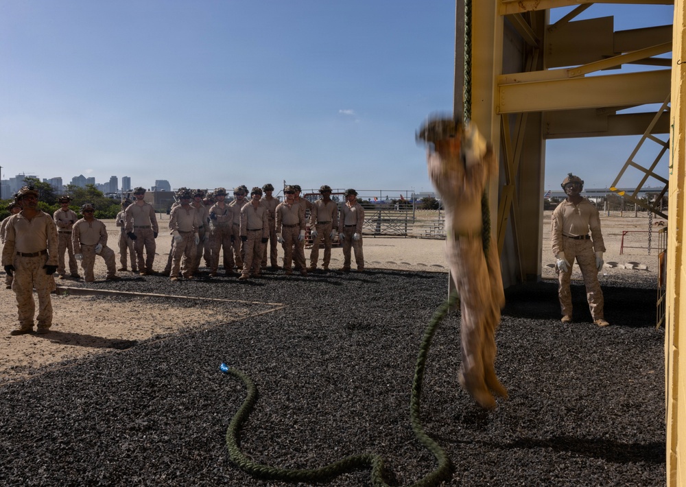 2nd Bn., 5th Marines conduct fast rope training