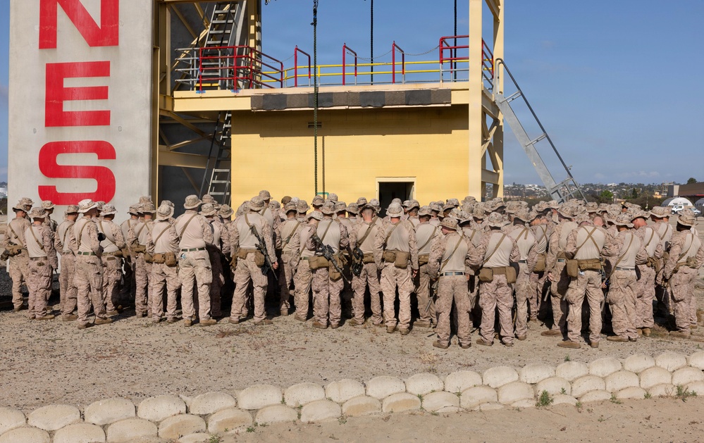 2nd Bn., 5th Marines conduct fast rope training