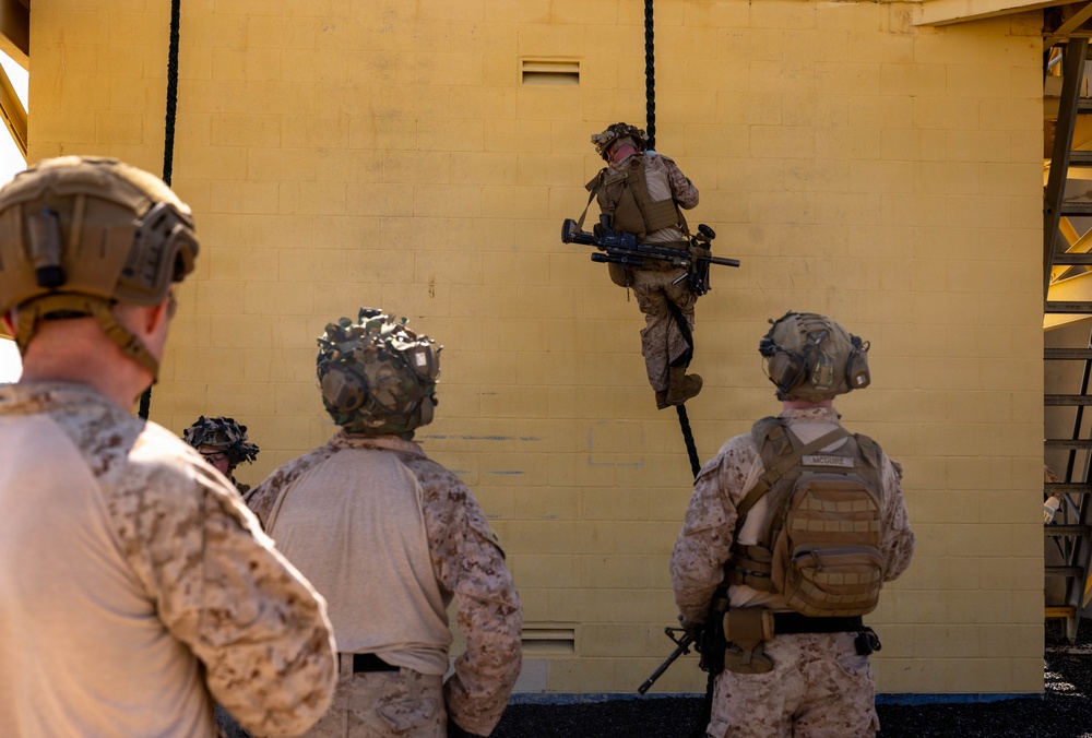 2nd Bn., 5th Marines conduct fast rope training
