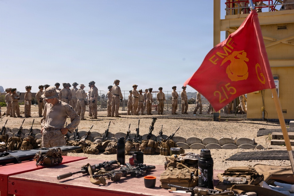2nd Bn., 5th Marines conduct fast rope training