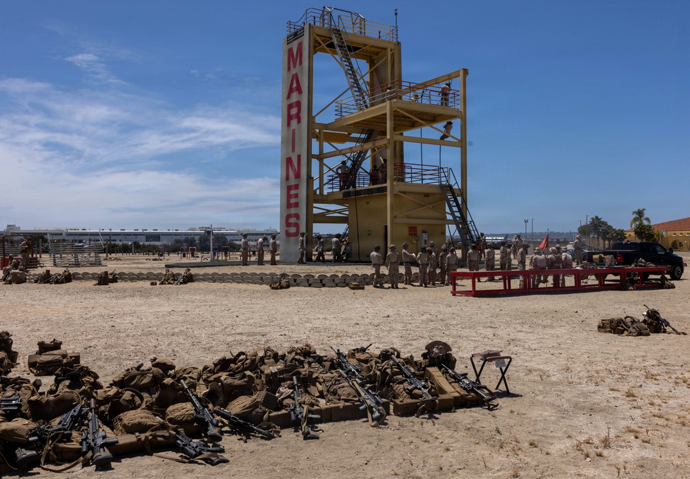2nd Bn., 5th Marines conduct fast rope training