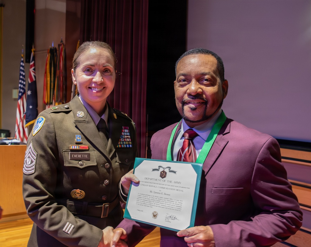 Quentin Brown Named 2025 AQAP Civilian Evaluator of the Year