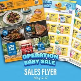Operation Baby Sale delivers amazing savings in the May 4-17 Commissary Sales Flyer