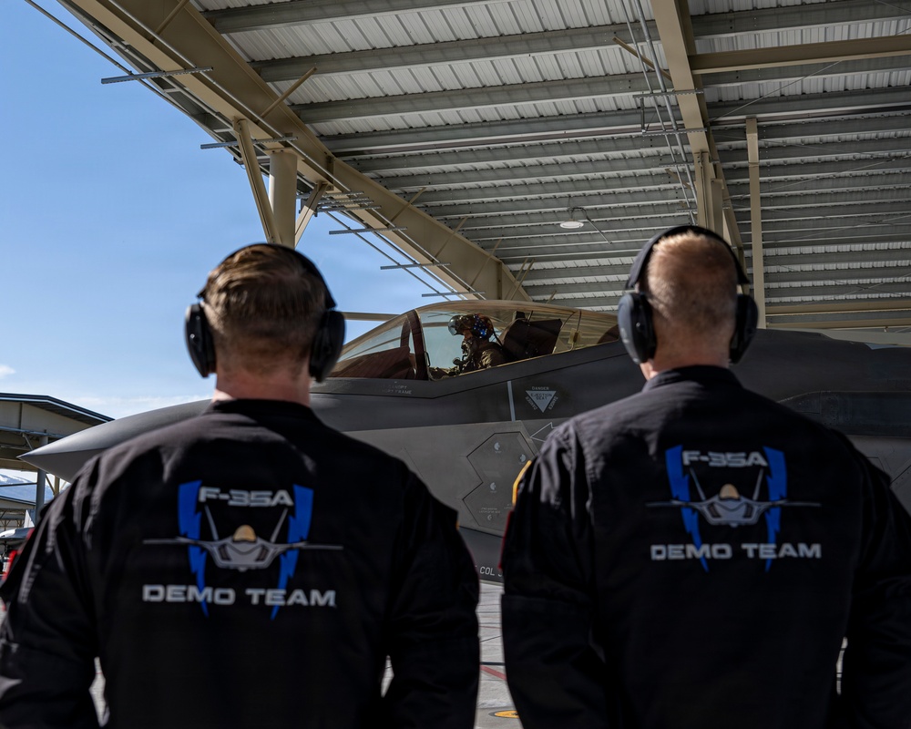 F-35A Demo Team Practice
