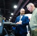 The Commandant, Gen. Eric M. Smith walks the Modern Day Marine Floor