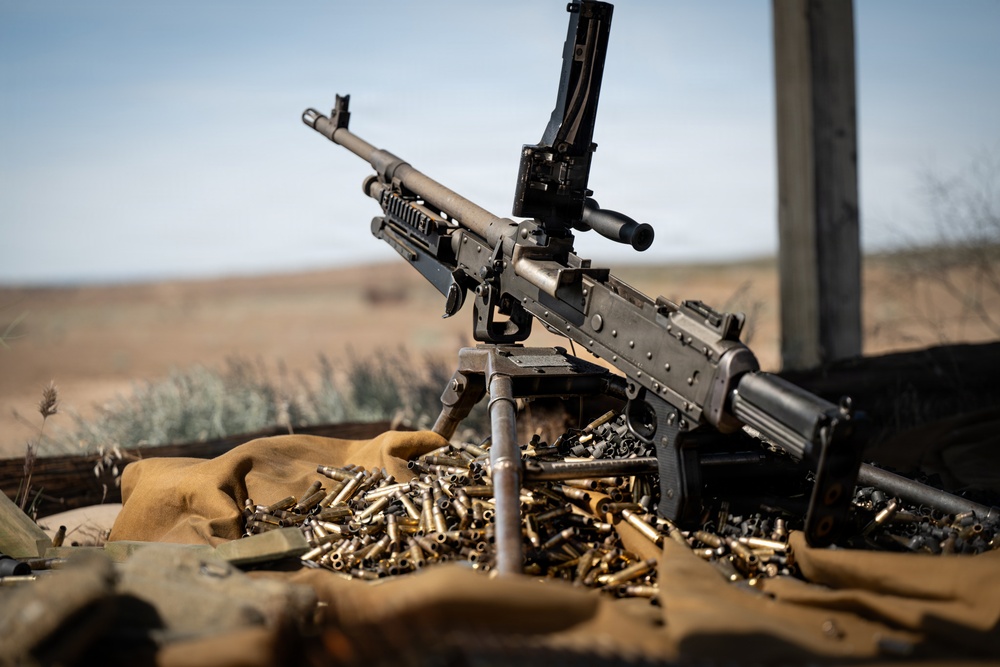 163d SFS Qualifies on the M240B, M249 and M320, at Edwards Air Force Base