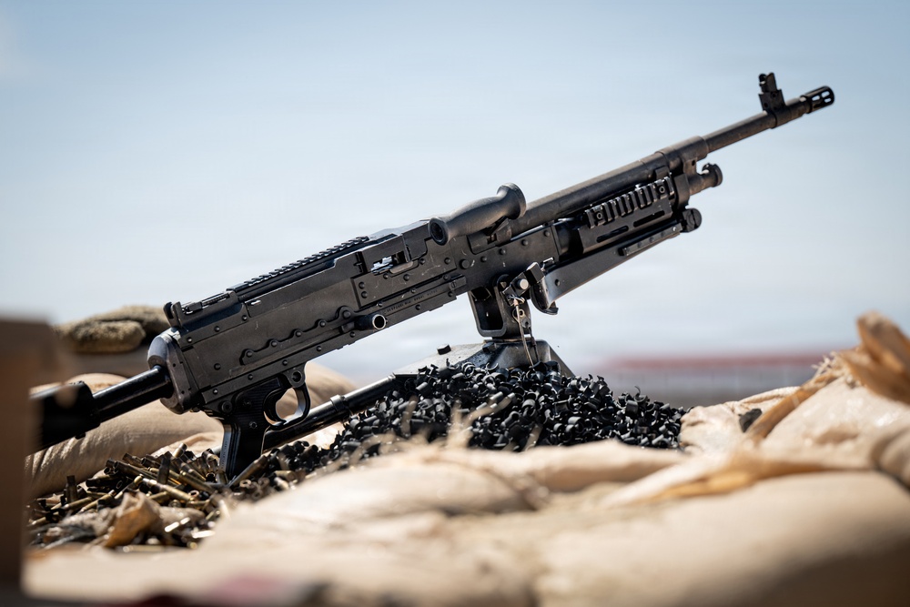 163d SFS Qualifies on the M240B, M249 and M320, at Edwards Air Force Base