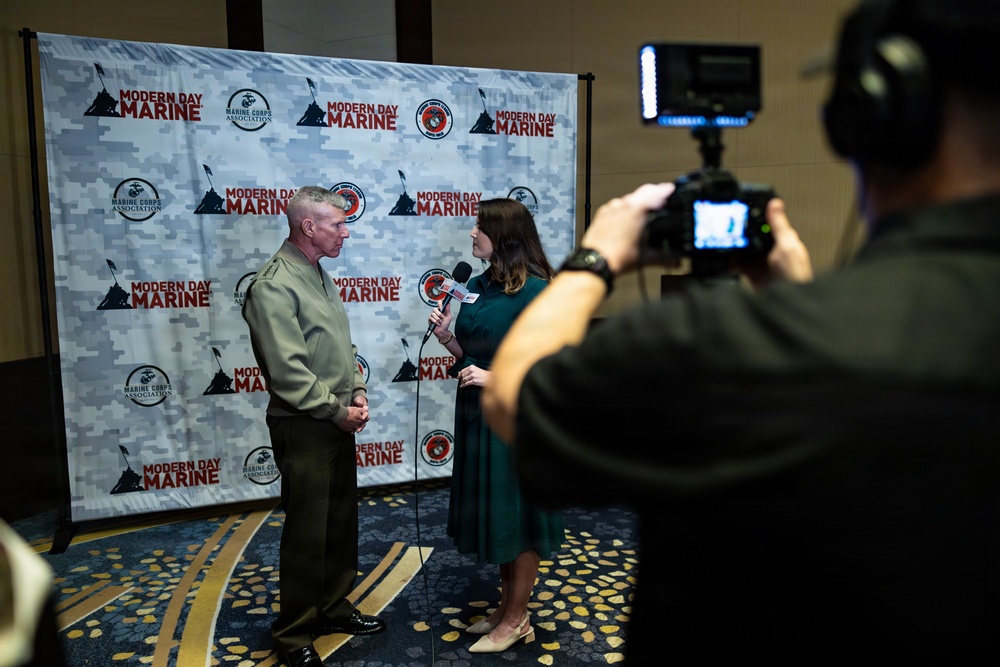 The Commandant, Gen. Eric M. Smith attends the Modern Day Marine Congressional Breakfast