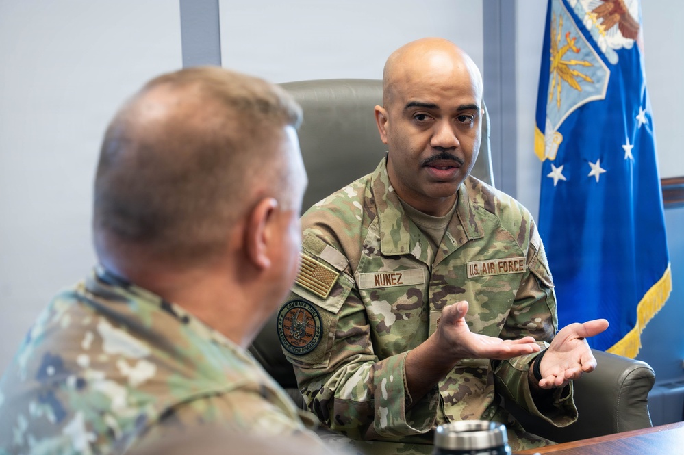 AFRC Command Chief Nuñez meets Pittsburgh's Steel Airmen