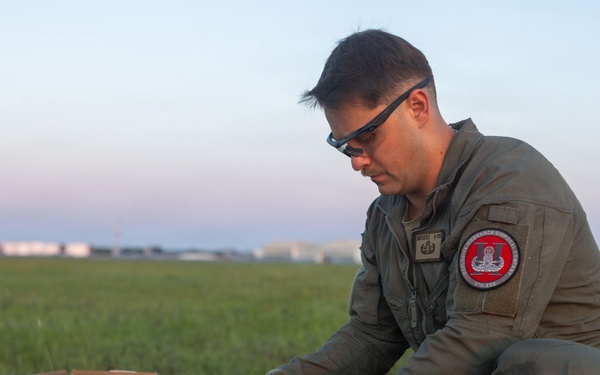 EOD Wall pf Fire Practice for the 2026 MCAS Cherry Point Air Show