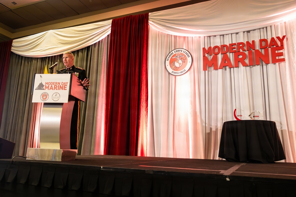 The Commandant, Gen. Eric M. Smith is the Guest of Honor for the Modern Day Marine Honors Dinner