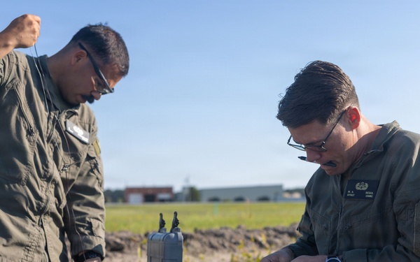 EOD Wall pf Fire Practice for the 2026 MCAS Cherry Point Air Show