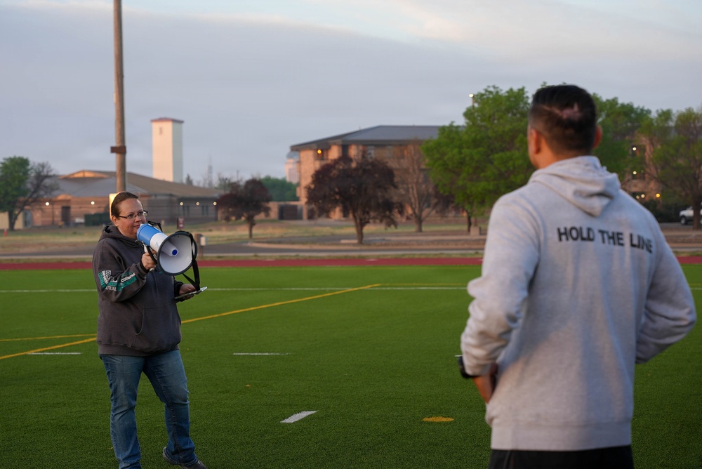Cannon hosts SAPR workout