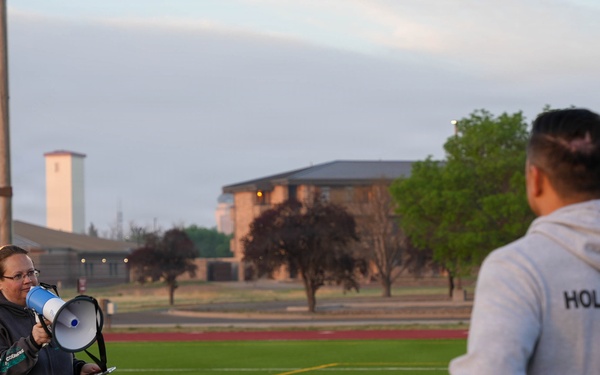 Cannon hosts SAPR workout