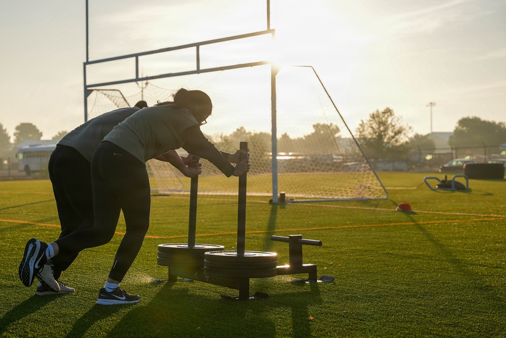 Cannon hosts SAPR workout