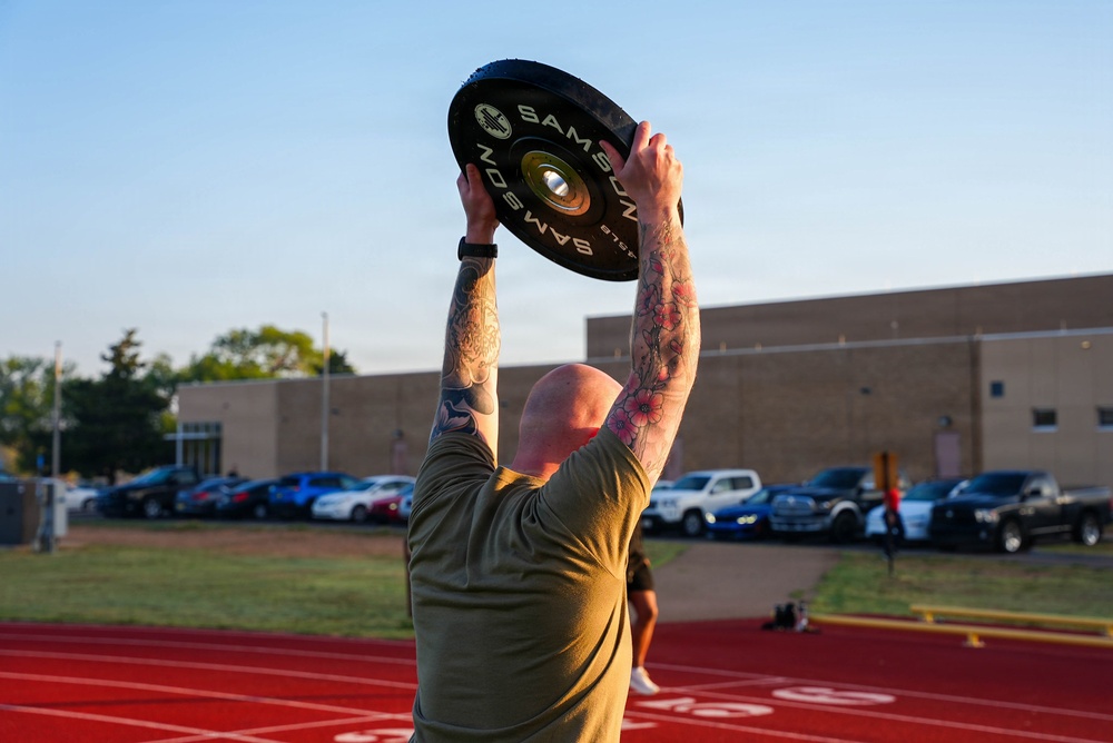 Cannon hosts SAPR workout