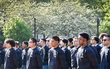 Future Soldiers stand in formation