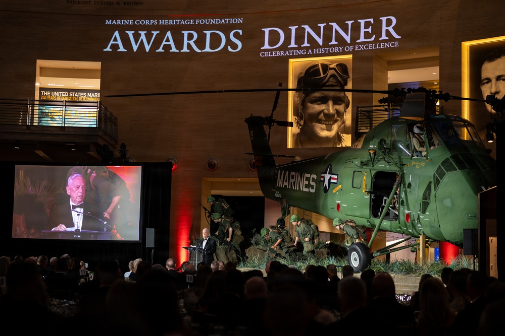 The Commandant, Gen. Eric M. Smith is the Guest of Honor at the Marine Corps Heritage Foundation Annual Awards Dinner