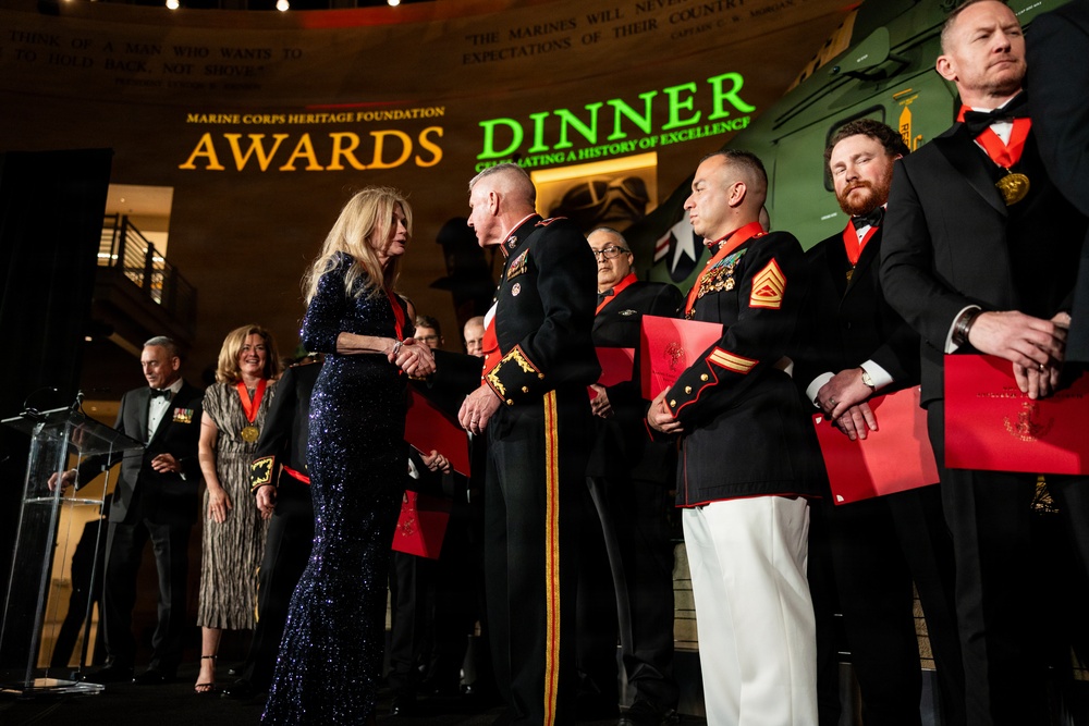 The Commandant, Gen. Eric M. Smith is the Guest of Honor at the Marine Corps Heritage Foundation Annual Awards Dinner