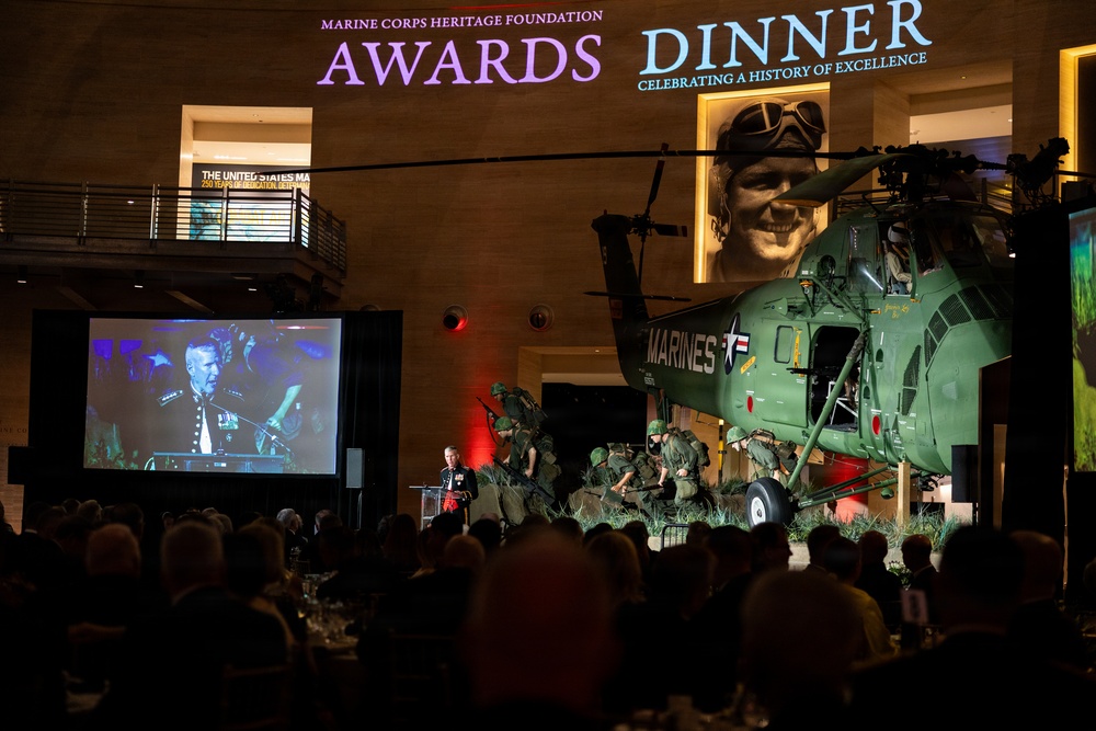 The Commandant, Gen. Eric M. Smith is the Guest of Honor at the Marine Corps Heritage Foundation Annual Awards Dinner
