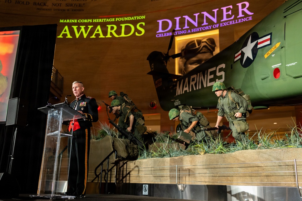The Commandant, Gen. Eric M. Smith is the Guest of Honor at the Marine Corps Heritage Foundation Annual Awards Dinner