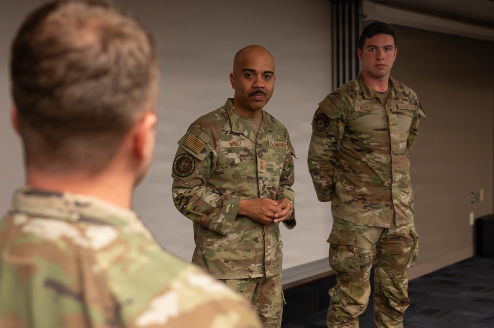 AFRC Command Chief Nuñez visits Pittsburgh's Steel Airmen