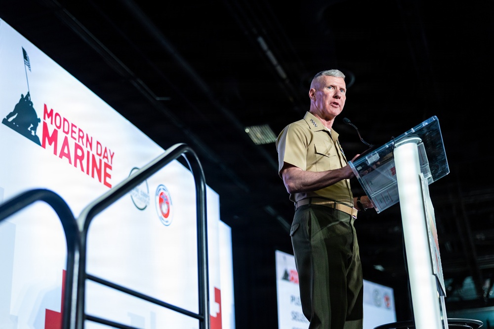 The Commandant, Gen. Eric M. Smith delivers the Final Keynote Address of Modern Day Marine