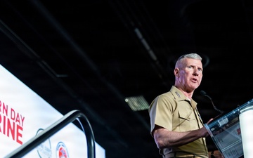 The Commandant, Gen. Eric M. Smith delivers the Final Keynote Address of Modern Day Marine