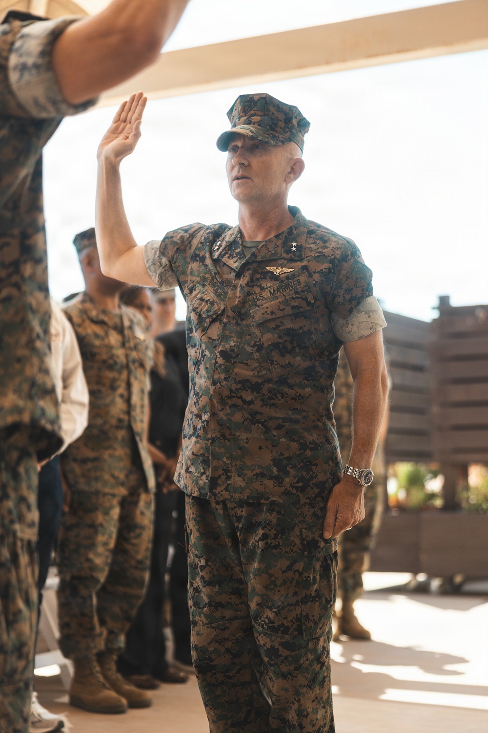 3rd MAW Commanding General Frocking Ceremony