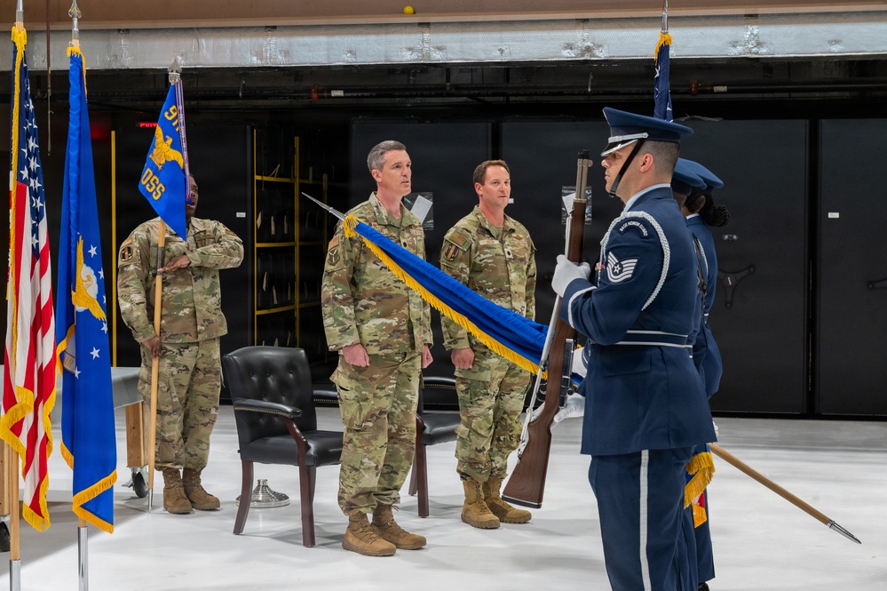 Anthem plays at 911th OSS AOC