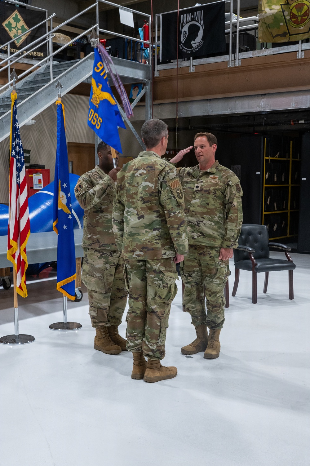 First salute as 911th OSS commander