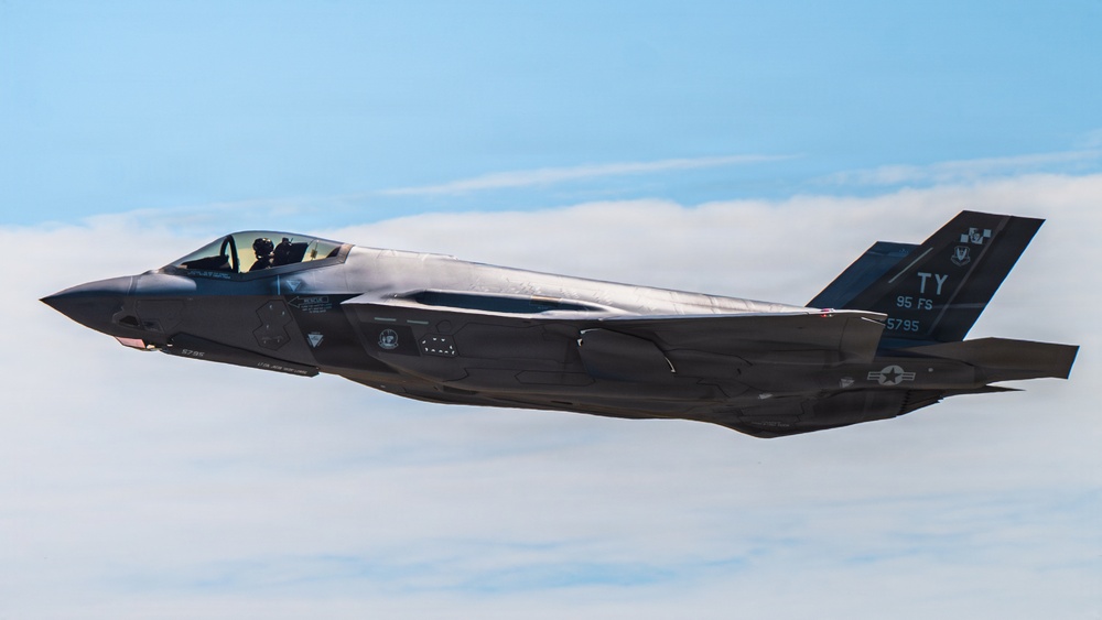U.S. Air Force, Navy aircraft take off during Checkered Flag 26-2