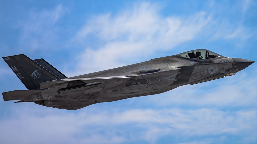U.S. Air Force, Navy aircraft take off during Checkered Flag 26-2