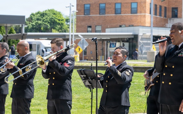 The U.S. Navy Band Cruisers perform at the Wilmington VA Medical Center