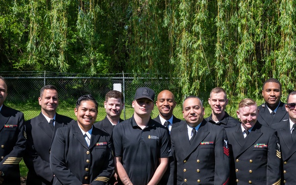 The U.S. Navy Band Cruisers perform at the Wilmington VA Medical Center