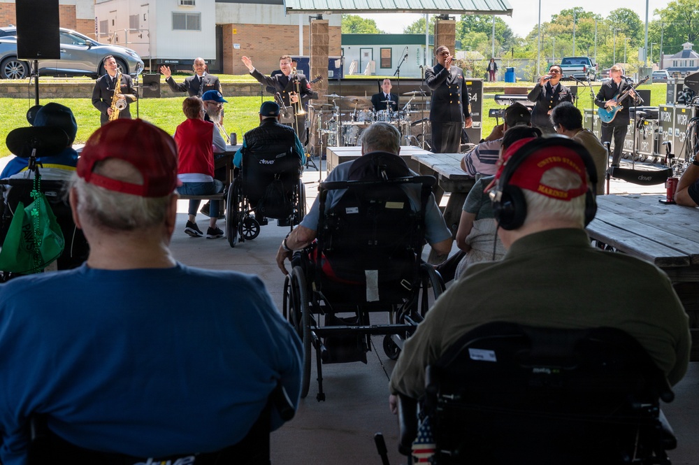 The U.S. Navy Band Cruisers perform at the Wilmington VA Medical Center
