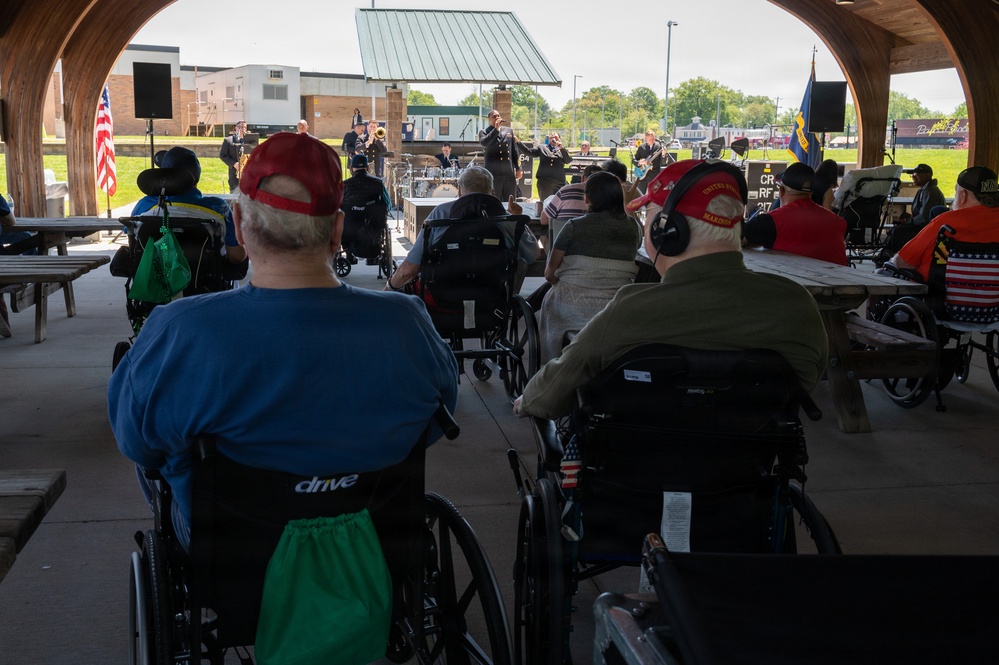 The U.S. Navy Band Cruisers perform at the Wilmington VA Medical Center