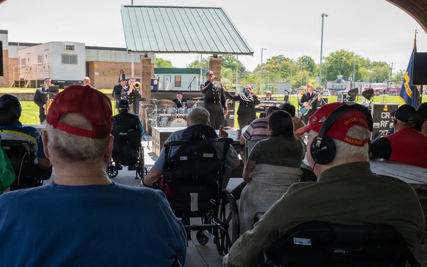 The U.S. Navy Band Cruisers perform at the Wilmington VA Medical Center