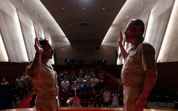 David Martinez Commissions from Chief Navy Diver to Chief Warrant Officer 2