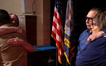 David Martinez Commissions from Chief Navy Diver to Chief Warrant Officer 2