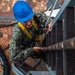 Ronald Reagan Sailors Install Antennas On The Mast