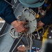 Ronald Reagan Sailors Install Antennas On The Mast