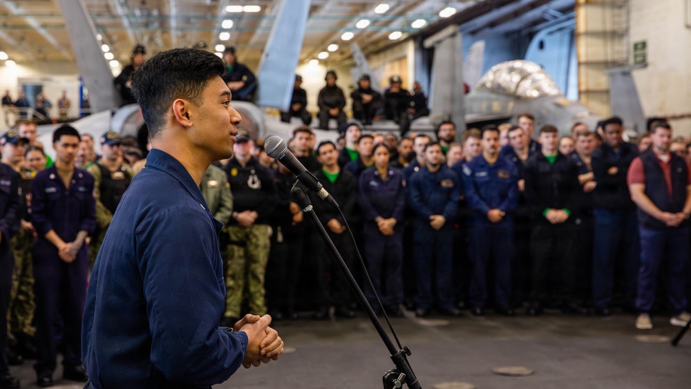 Acting Secretary of the Navy Visits USS Gerald R. Ford (CVN 78)