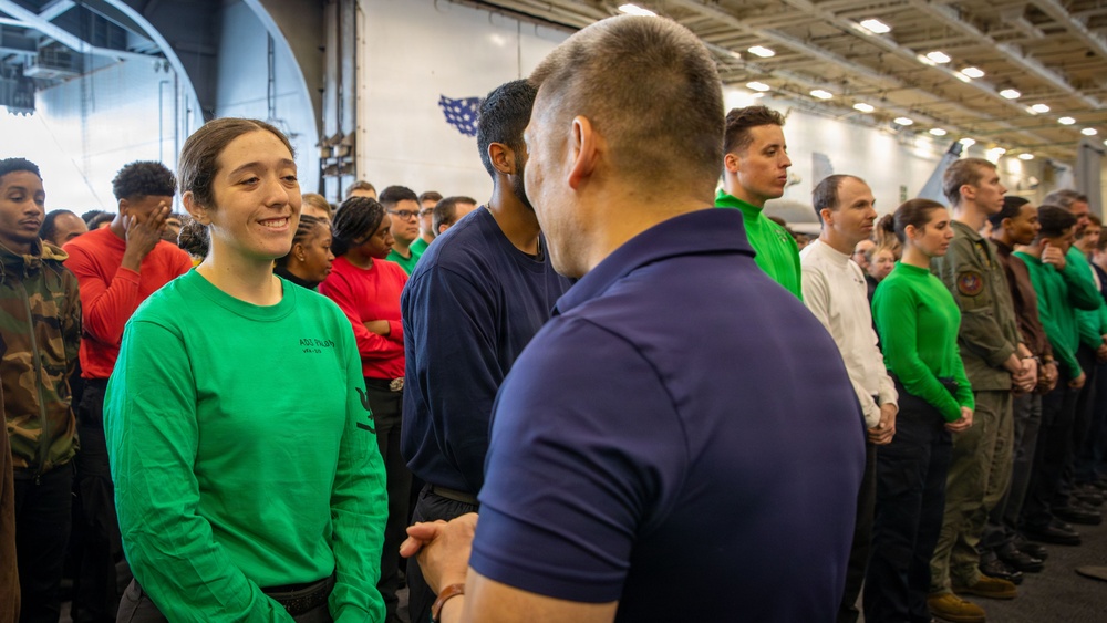 Acting Secretary of the Navy Visits USS Gerald R. Ford (CVN 78)