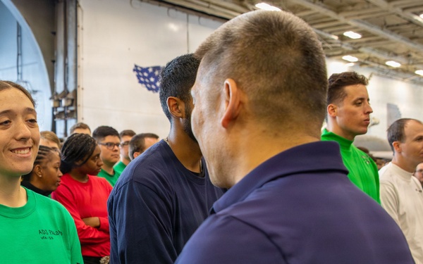 Acting Secretary of the Navy Visits USS Gerald R. Ford (CVN 78)