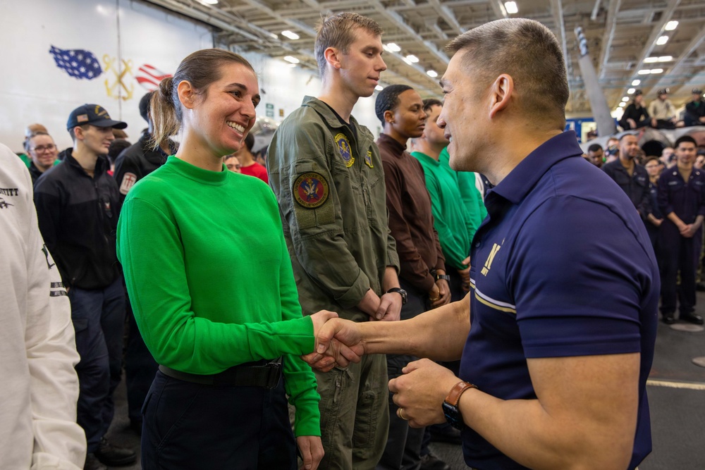 Acting Secretary of the Navy Visits USS Gerald R. Ford (CVN 78)