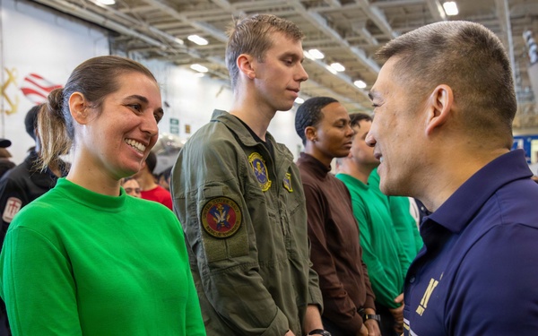 Acting Secretary of the Navy Visits USS Gerald R. Ford (CVN 78)
