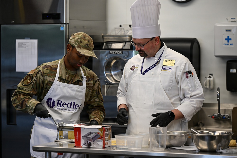 Delectable lessons: McConnell dabbles in the culinary arts
