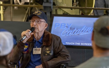 Navy WWII Veteran Celebrates 102nd Birthday at National Naval Aviation Museum